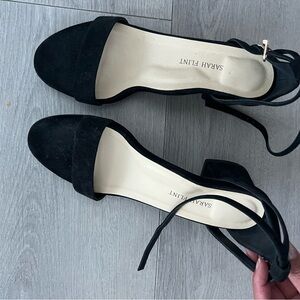 Sarah Flint Black Ankle Strap Heels